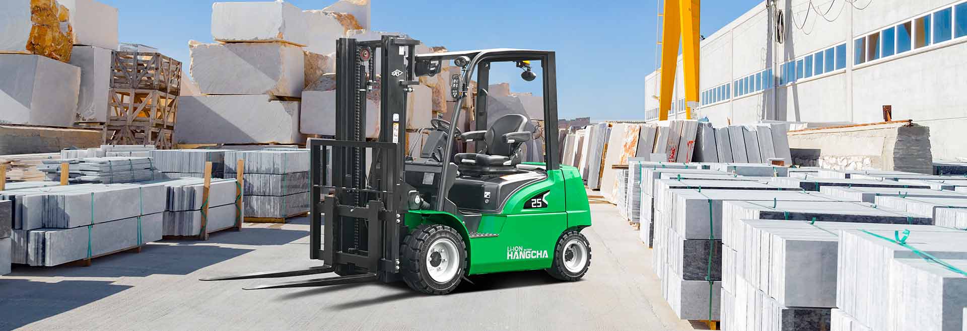 XC serie elektrische heftrucks met Lithium Ion 1,5-3,5T